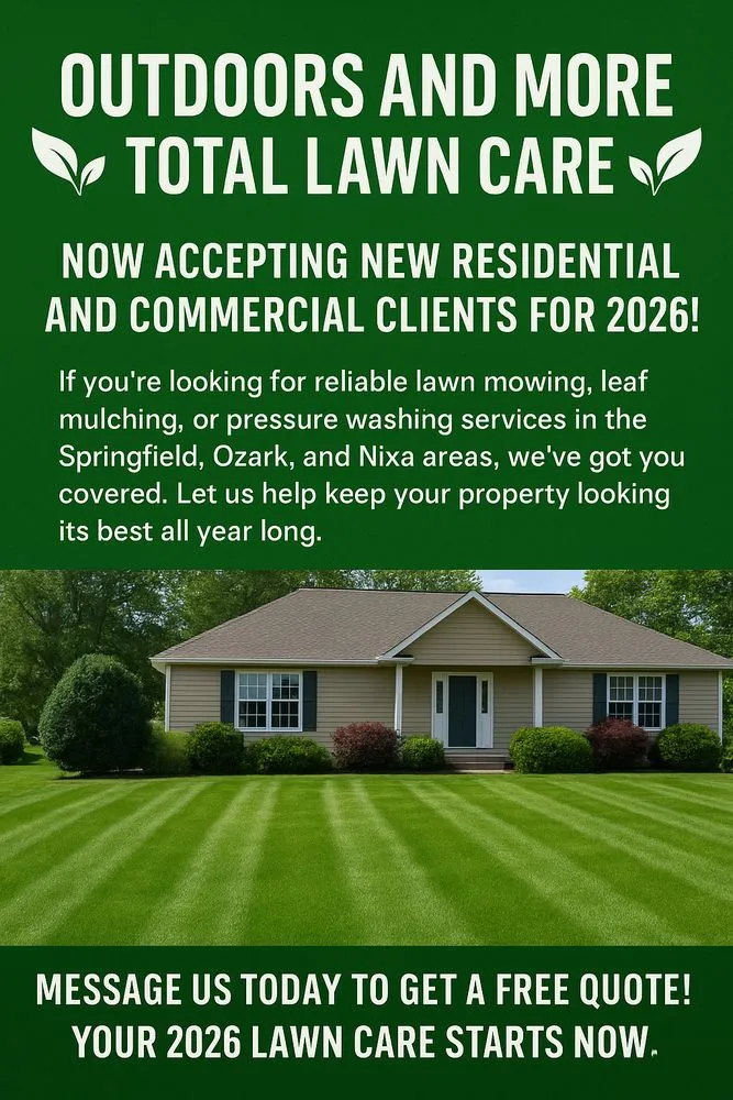 Expert residential landscaping for homes in Ozark, MO by Outdoors and More Total Lawn Care