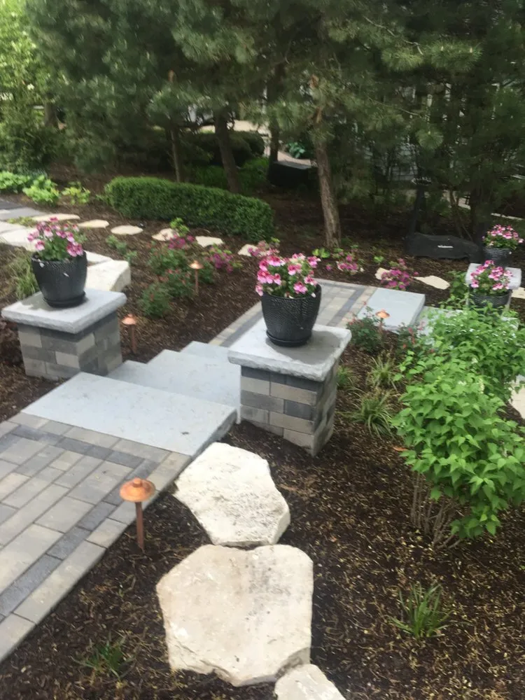 Professional yard cleanup service with custom design in Yorkville, IL by OutdoorScapes
