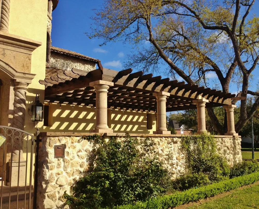 Professional outdoor landscaping for homes in Conroe, TX by Outer Image Design