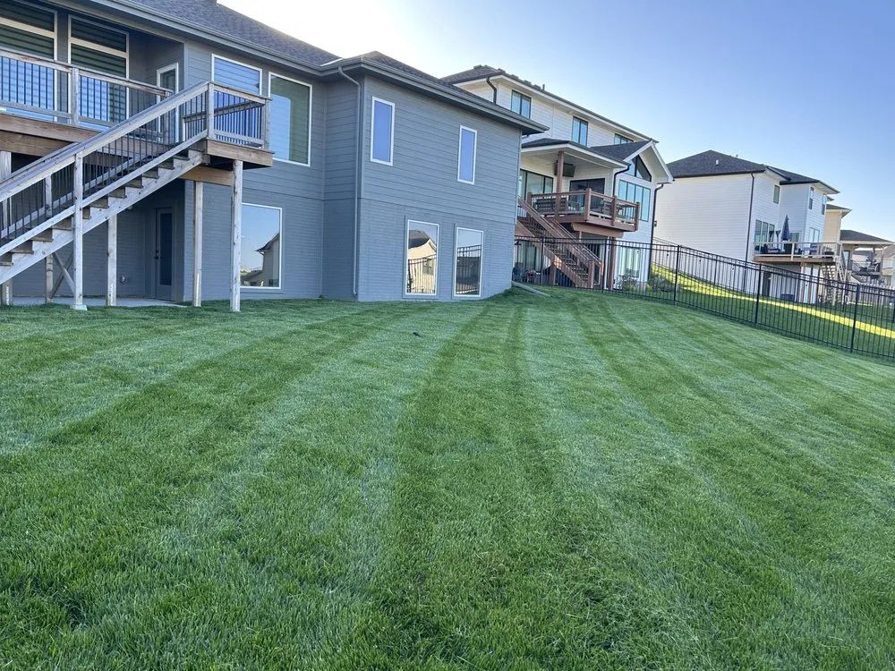 Custom residential landscaping in Omaha, NE by Outerbridge Lawn & Maintenance