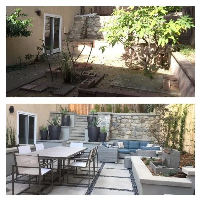 Custom garden landscaping in Monrovia, CA by Outlandish Design-Build