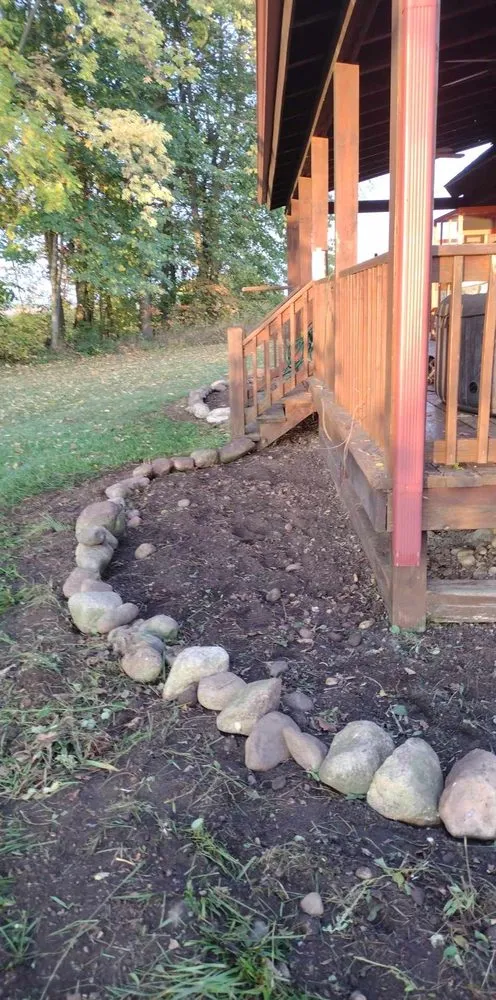 Professional garden landscaping near you in Fremont, IN by Outlaw Landscaping & Lawn