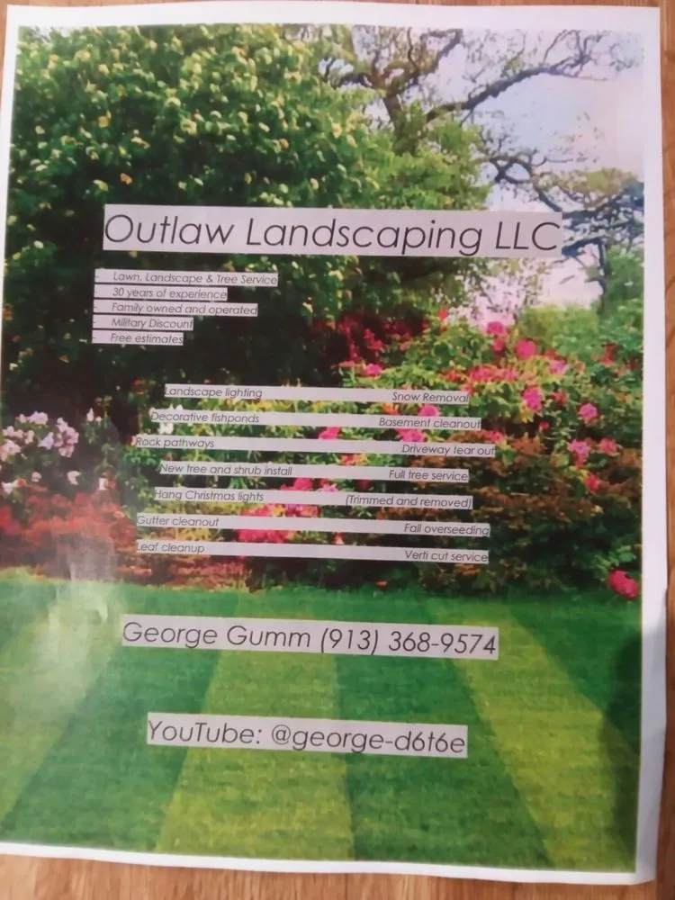 Professional landscaping services in Tonganoxie, KS - Outlaw Landscaping