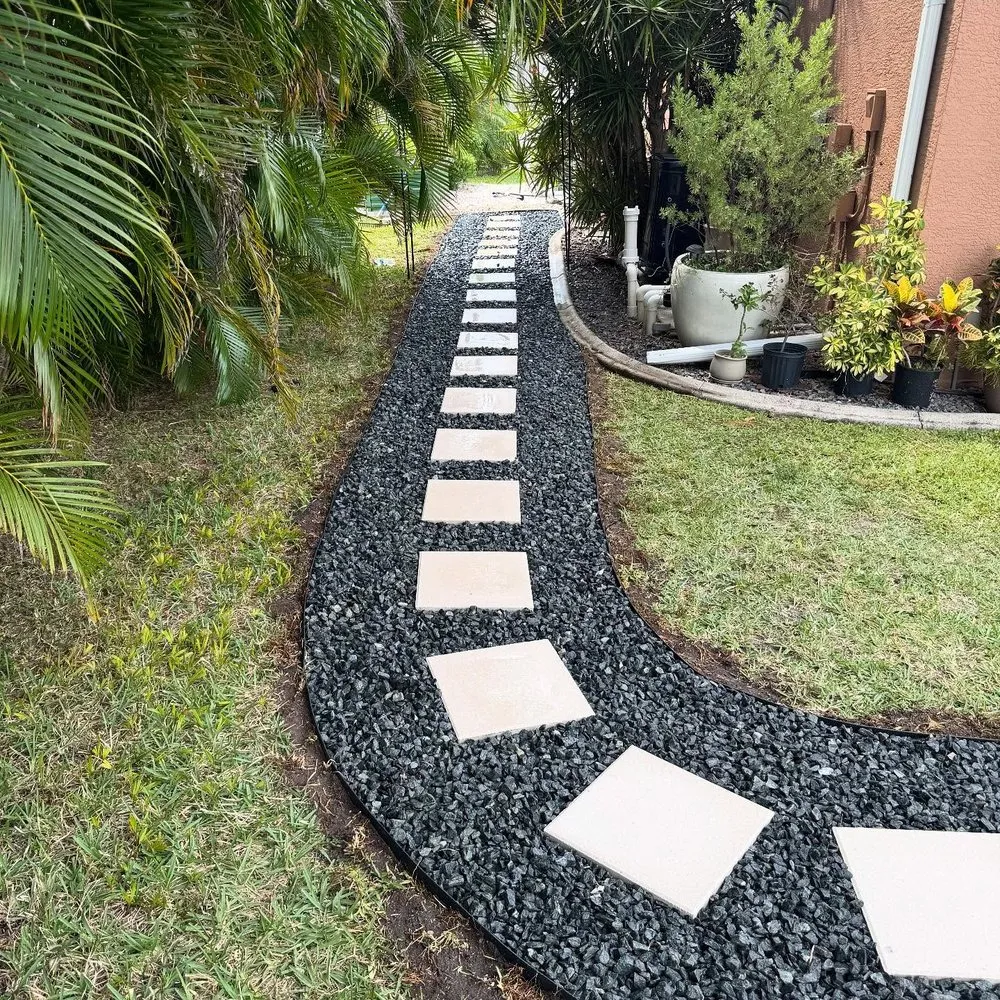 Expert garden landscaping in Cape Coral, FL by Outlaw Lawn and Pool Service