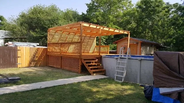 Custom garden landscaping for homes in San Antonio, TX by Outlaw Pressure Washing & Home Services