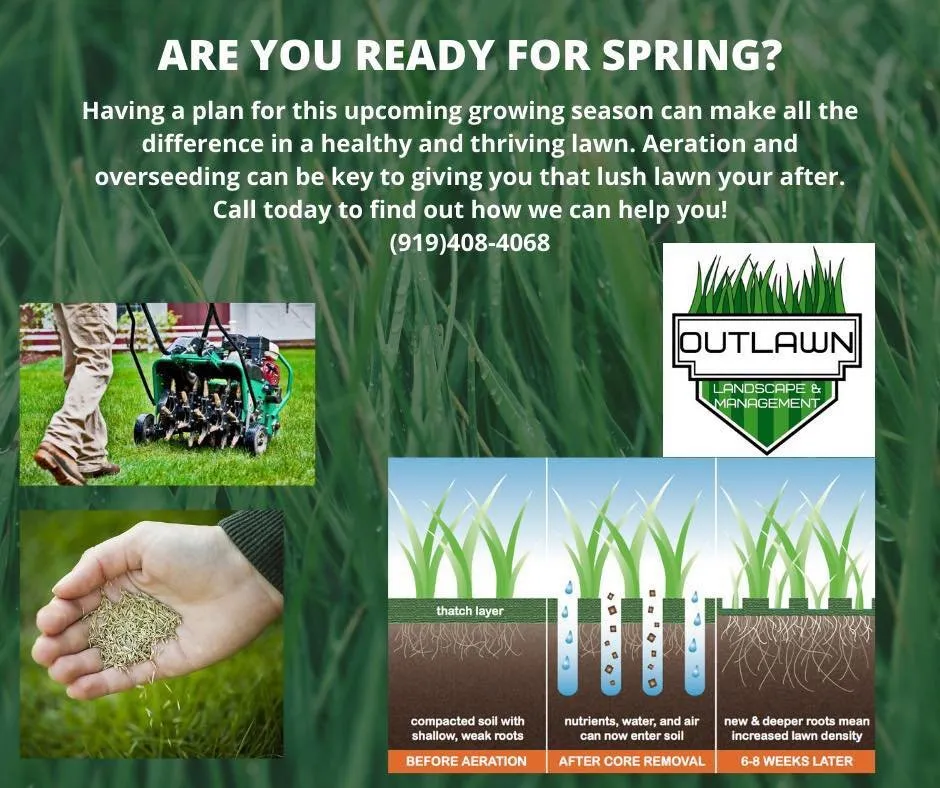 Reliable garden landscaping for beautiful yards in Oxford, NC by Outlawn Landscape & Management