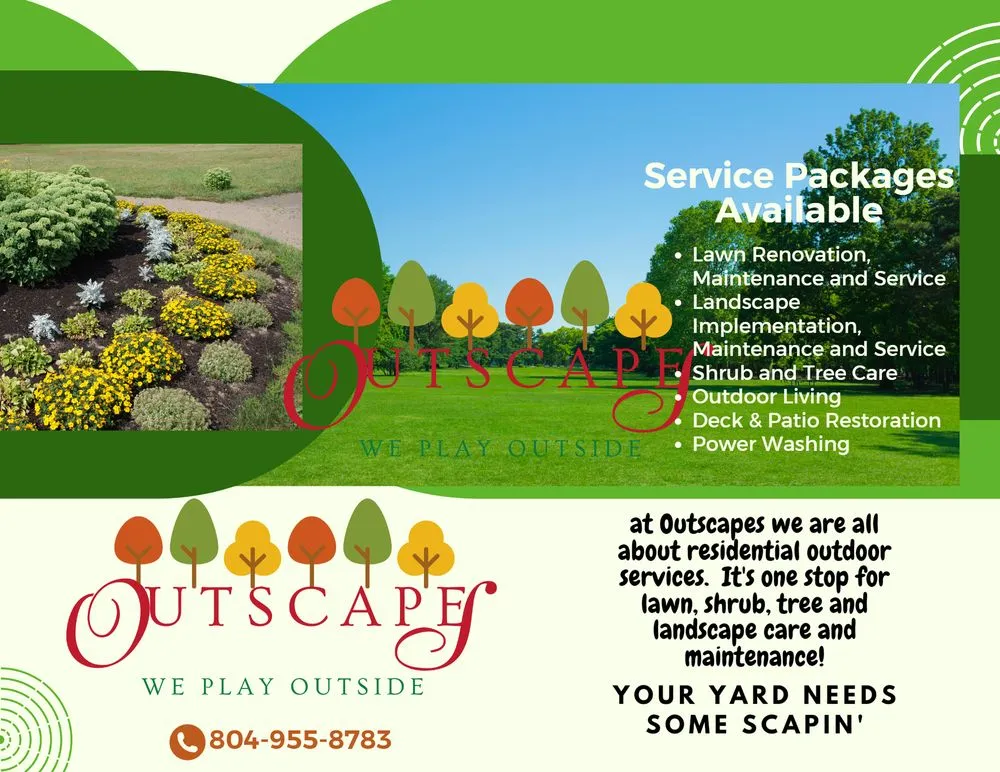 Affordable yard cleanup service for beautiful yards in Midlothian, VA by Outscapes
