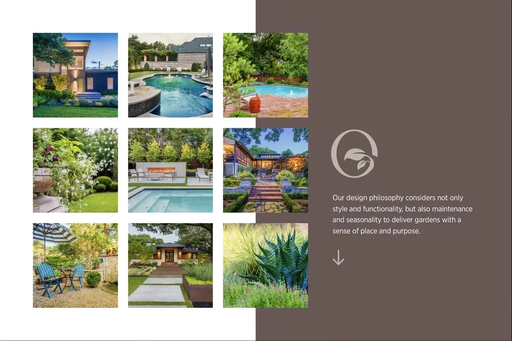 Reliable yard maintenance with custom design in Dallas, TX by Outside