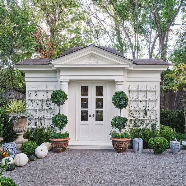 Expert garden landscaping for homes in Dallas, TX by Outside