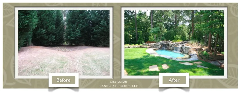Local outdoor landscaping for beautiful yards across Alpharetta, GA - Outside Landscape Group
