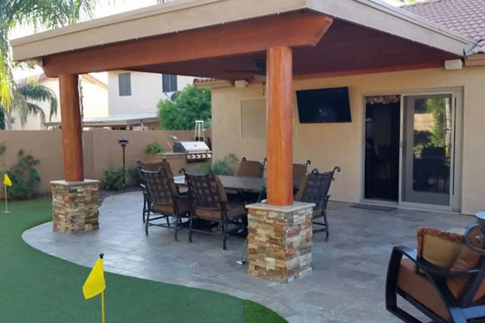 Professional yard maintenance in Phoenix, AZ by Outside Living Concepts