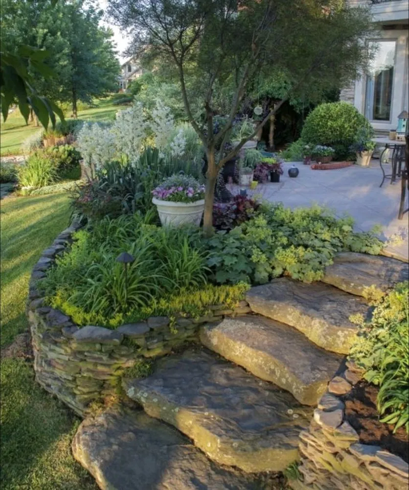 Custom outdoor landscaping in Conway, AR by Outside Oasis