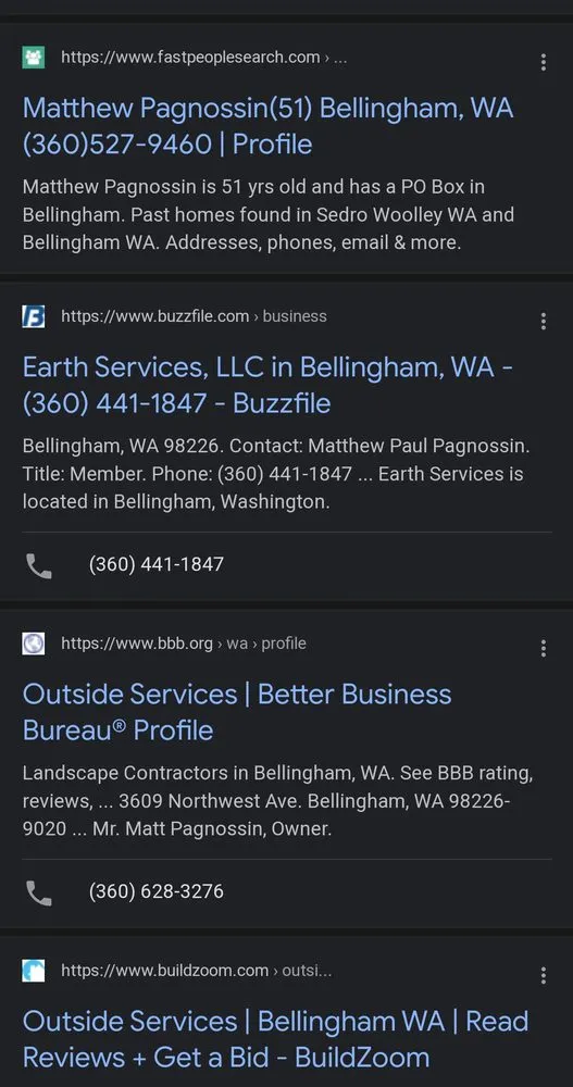Professional yard maintenance in Bellingham, WA - Outside Services