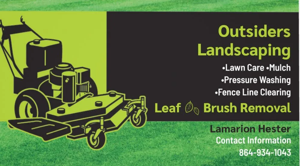 Affordable yard maintenance near you in Anderson, SC by Outsiders Landscaping