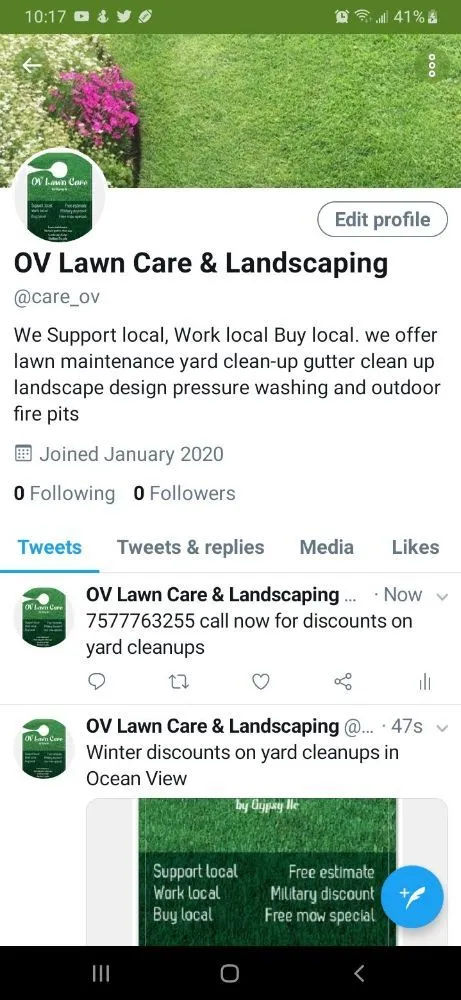 Top-rated landscape installation in Norfolk, VA by OV Lawncare & Landscaping