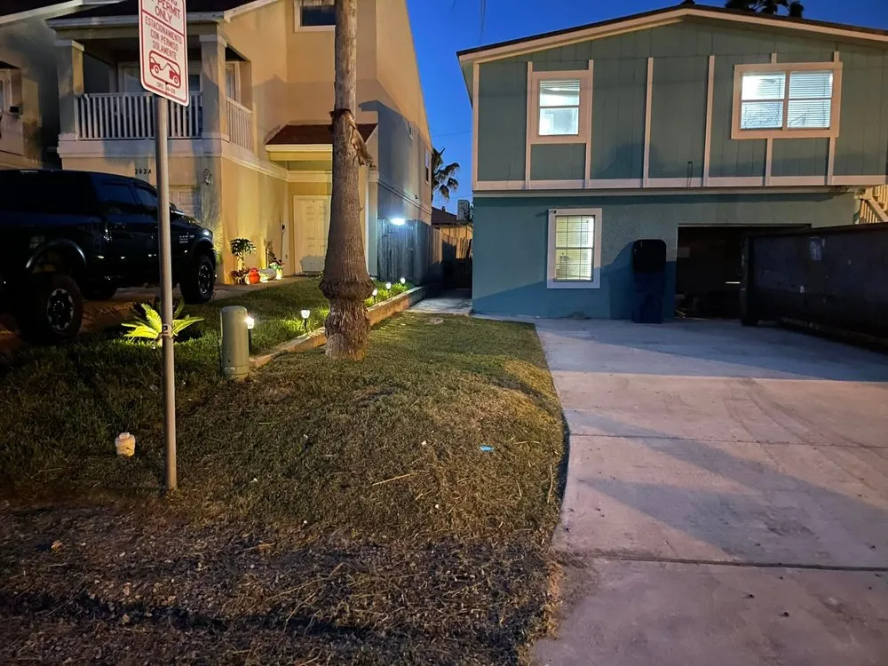 Professional residential landscaping with custom design across Port Isabel, TX - Ovalle's Green Lawn Service