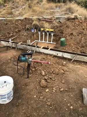 Over The Cliff Landscape Logo