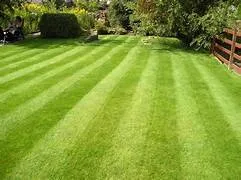 Custom lawn mowing service with custom design across Brownville, NY - Over The Hedge