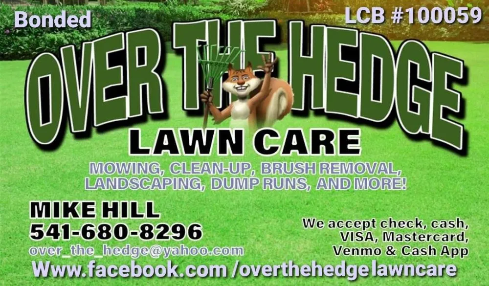 Professional yard maintenance for residential properties in Myrtle Creek, OR by Over the Hedge Lawn Care