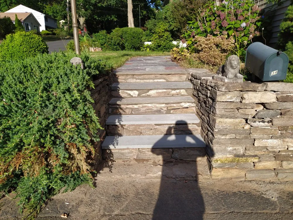 Professional landscape design in Branford, CT by Over the Hedge Masonry & Landscaping