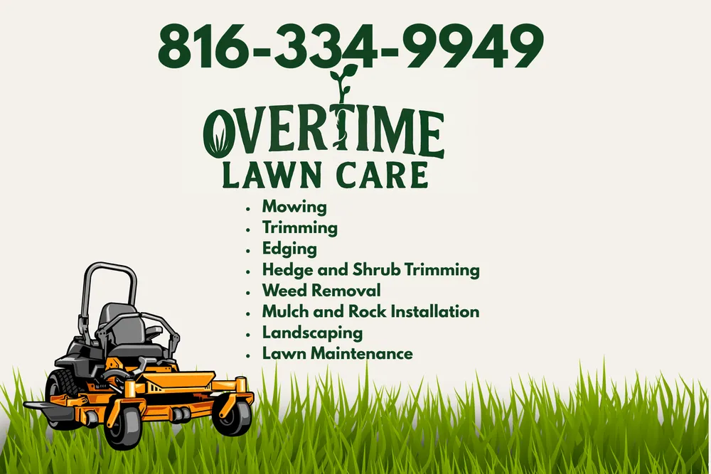 Reliable lawn mowing service for outdoor upgrades in Lee's Summit, MO by Overtime Lawncare