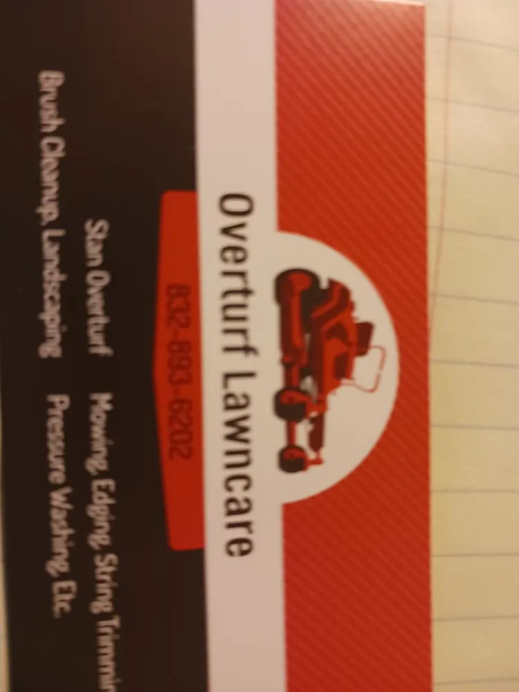 Reliable landscaping services in Highlands, TX by Overturf Lawncare