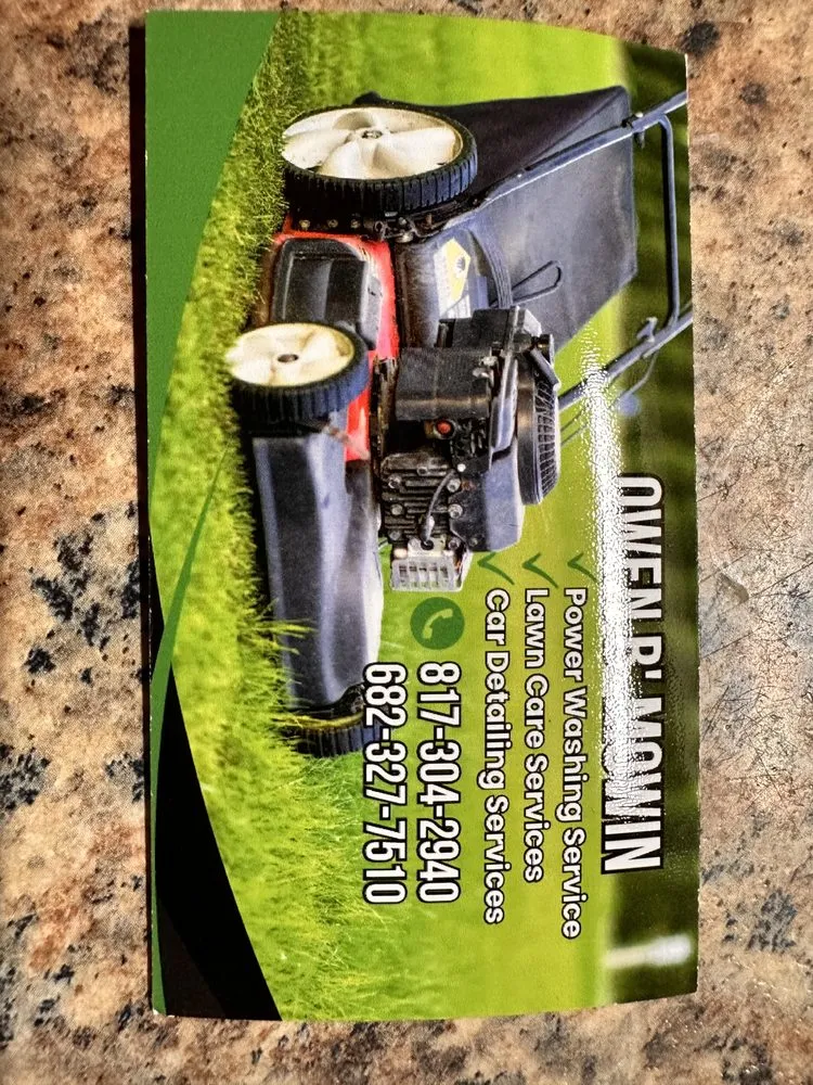 Local landscaping services in Azle, TX by Owen B Mowin