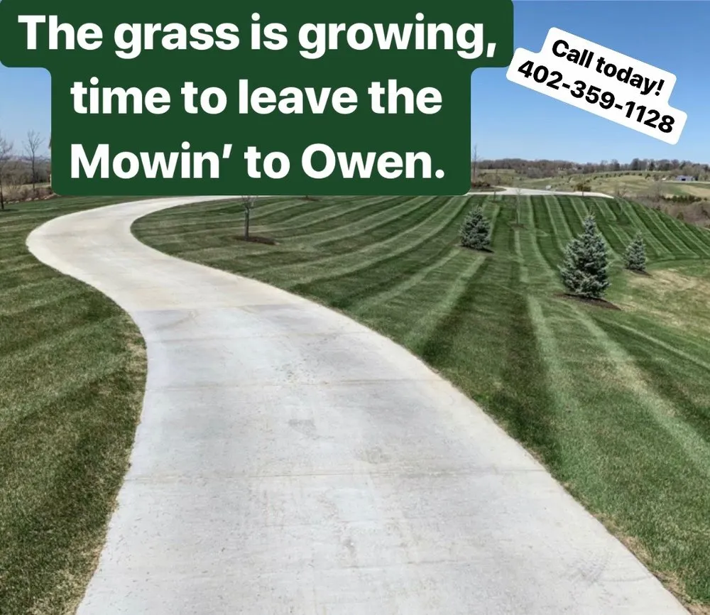 Affordable landscaping services in Elkhorn, NE by Owen's Mowing