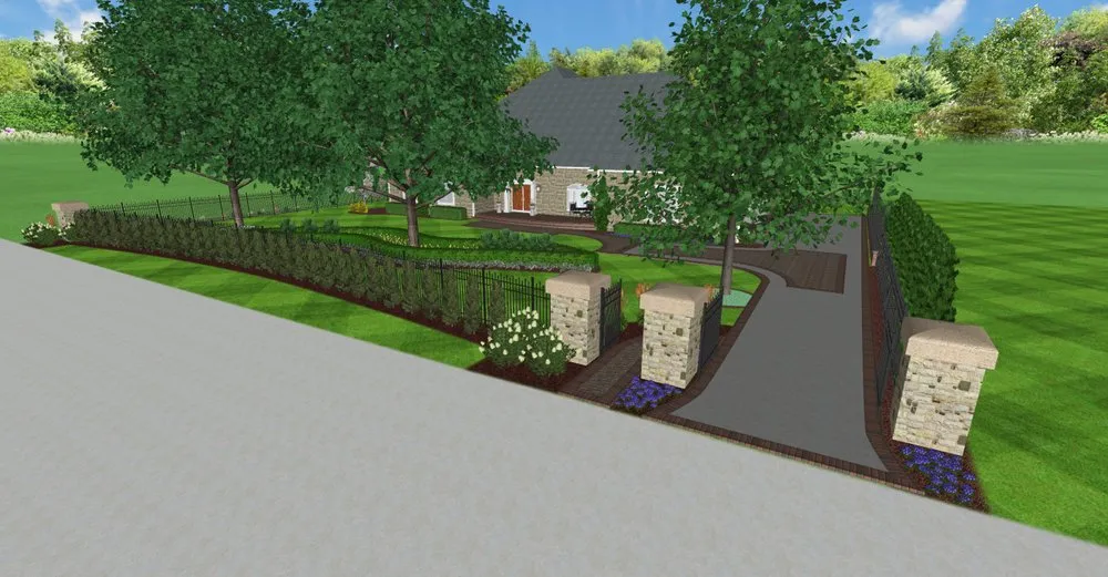 Professional garden landscaping for homes in Elkhorn, NE by Owen's Mowing