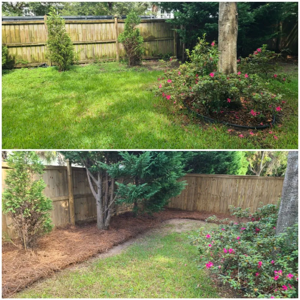 Custom lawn care service with custom design across Charleston, SC - Owens Outdoor Solutions