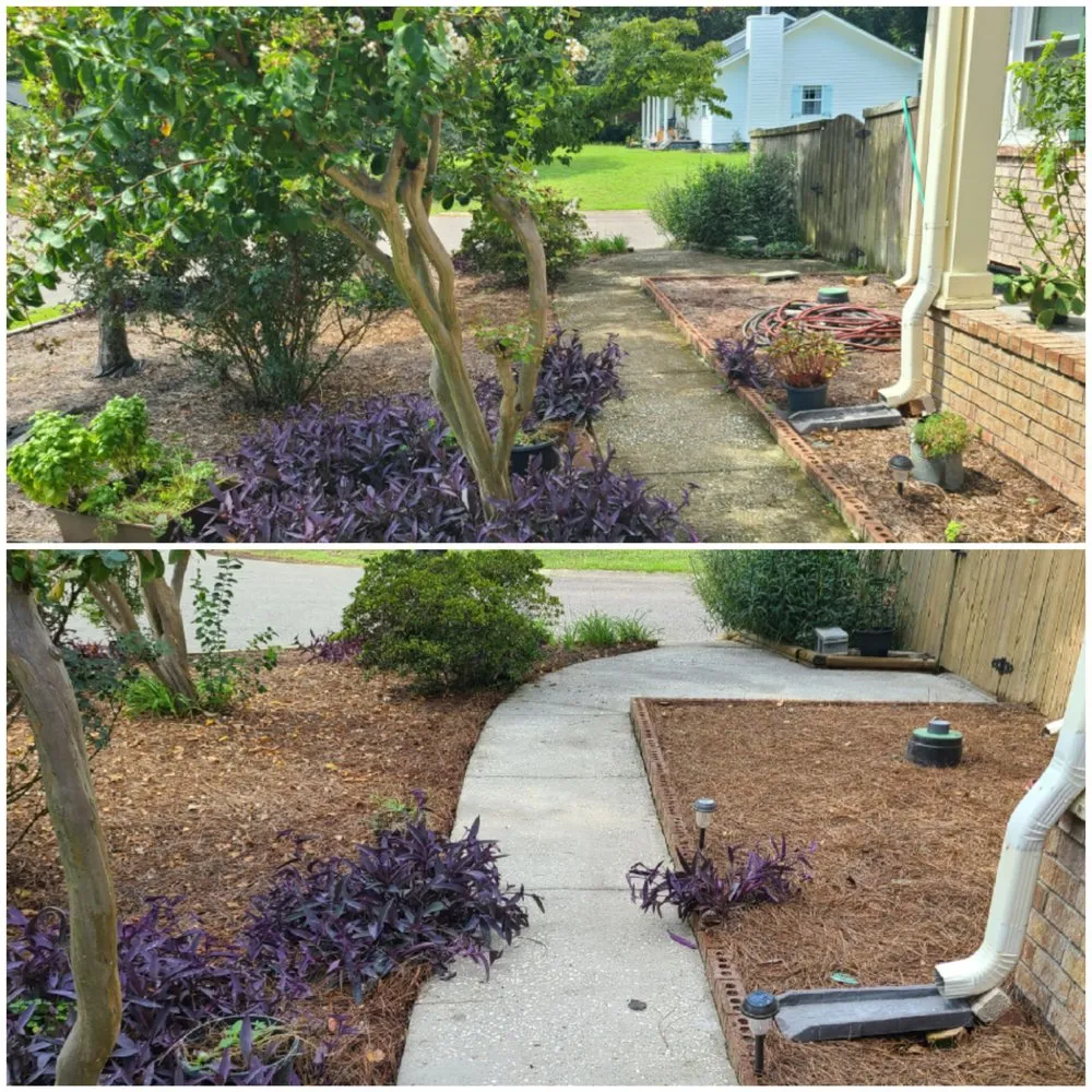 Professional garden landscaping for residential properties in Charleston, SC by Owens Outdoor Solutions