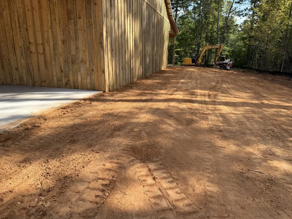 Professional garden landscaping in Barnesville, GA by Owls Construction