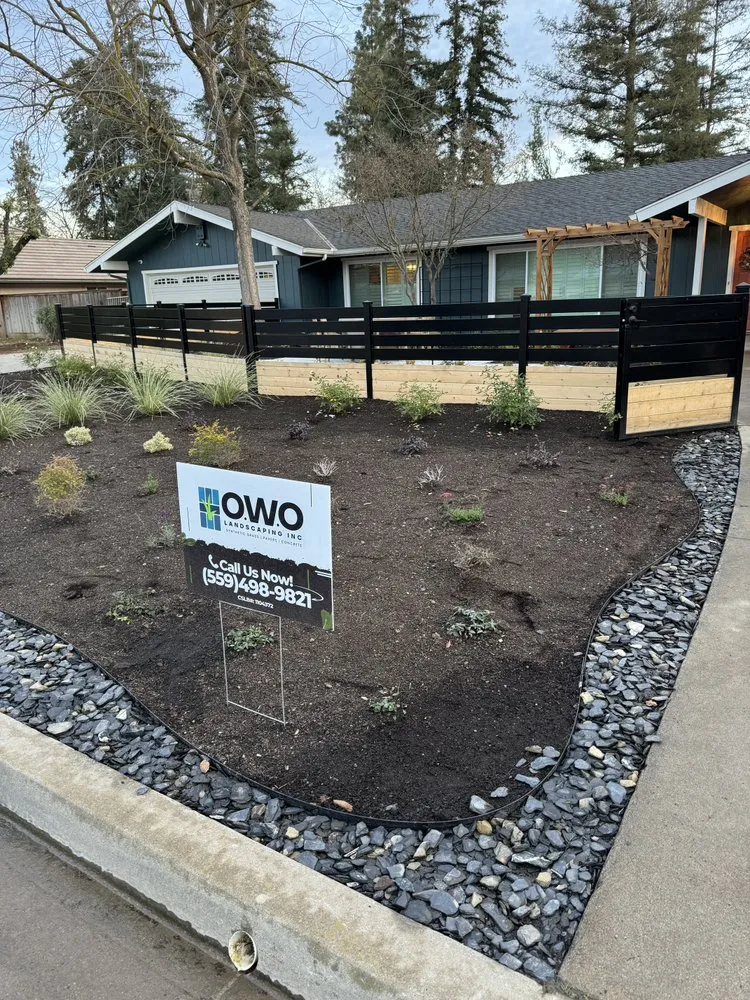 Expert landscape installation in Bakersfield, CA by O.W.O Landscaping