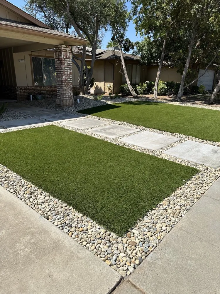 Custom lawn care service in Visalia, CA by OWO Landscaping