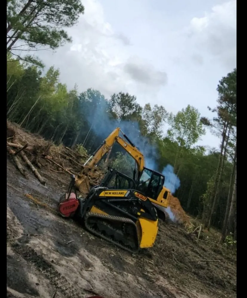 Custom garden landscaping in Maxton, NC by Oxendine's Lawn Care