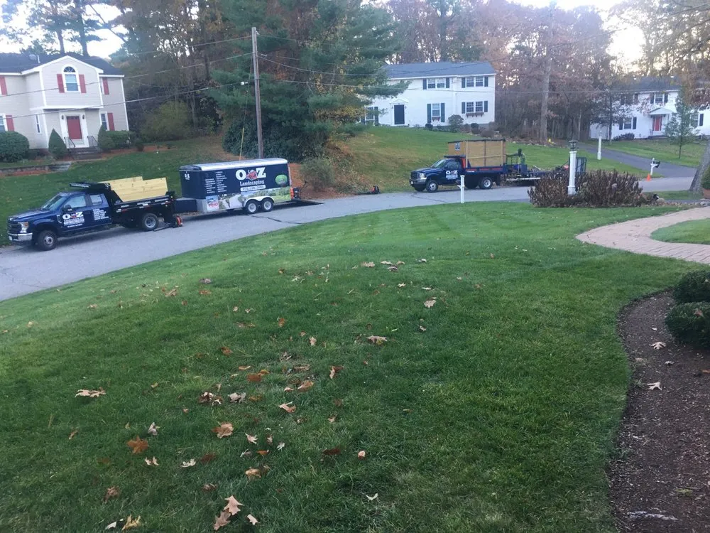 Custom yard maintenance in Andover, MA by OZ Landscaping