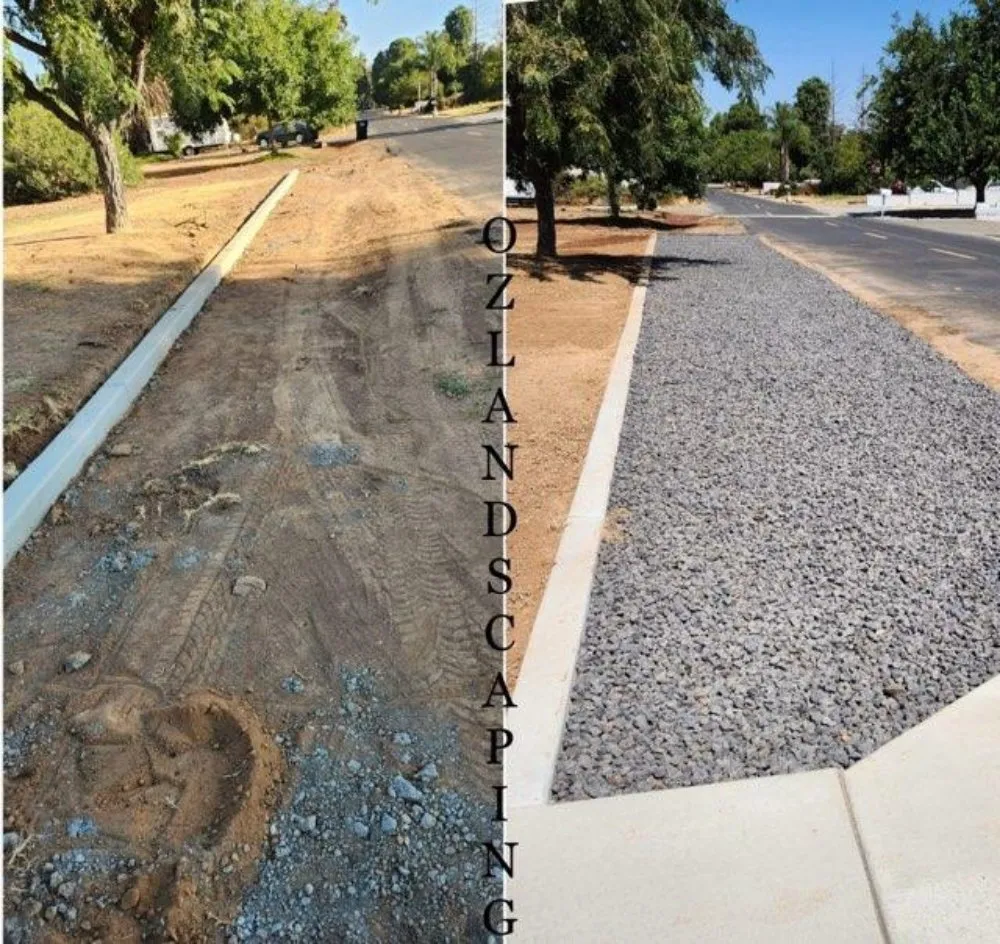 Custom yard maintenance for beautiful yards in Fresno, CA by Oz Landscaping