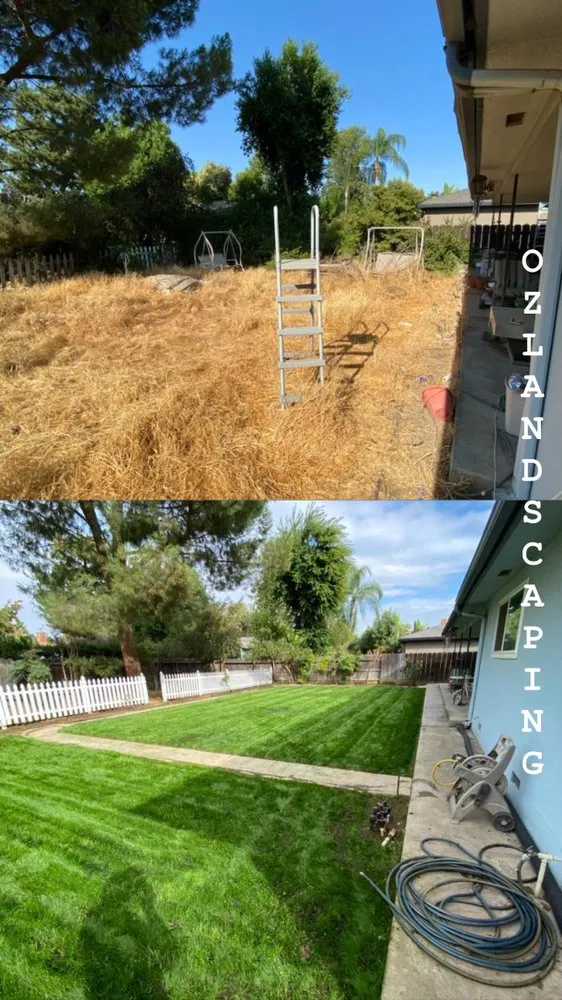 Professional lawn mowing service for year-round maintenance across Fresno, CA - Oz Landscaping