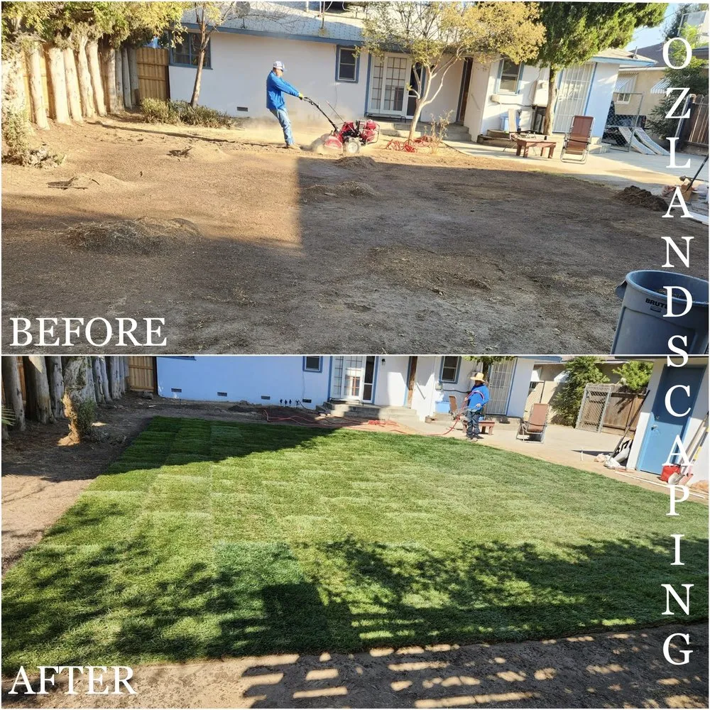 Affordable residential landscaping for residential properties across Fresno, CA - Oz Landscaping