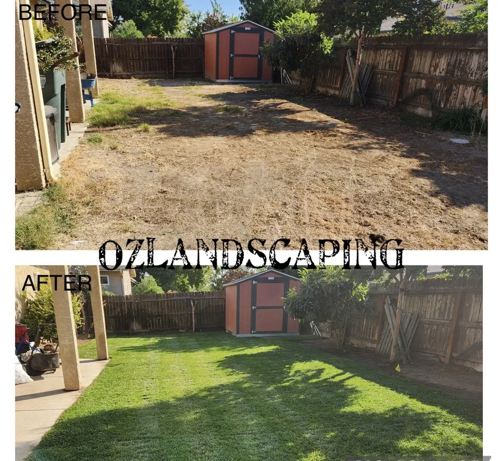 Expert lawn care service in Fresno, CA by Oz Landscaping