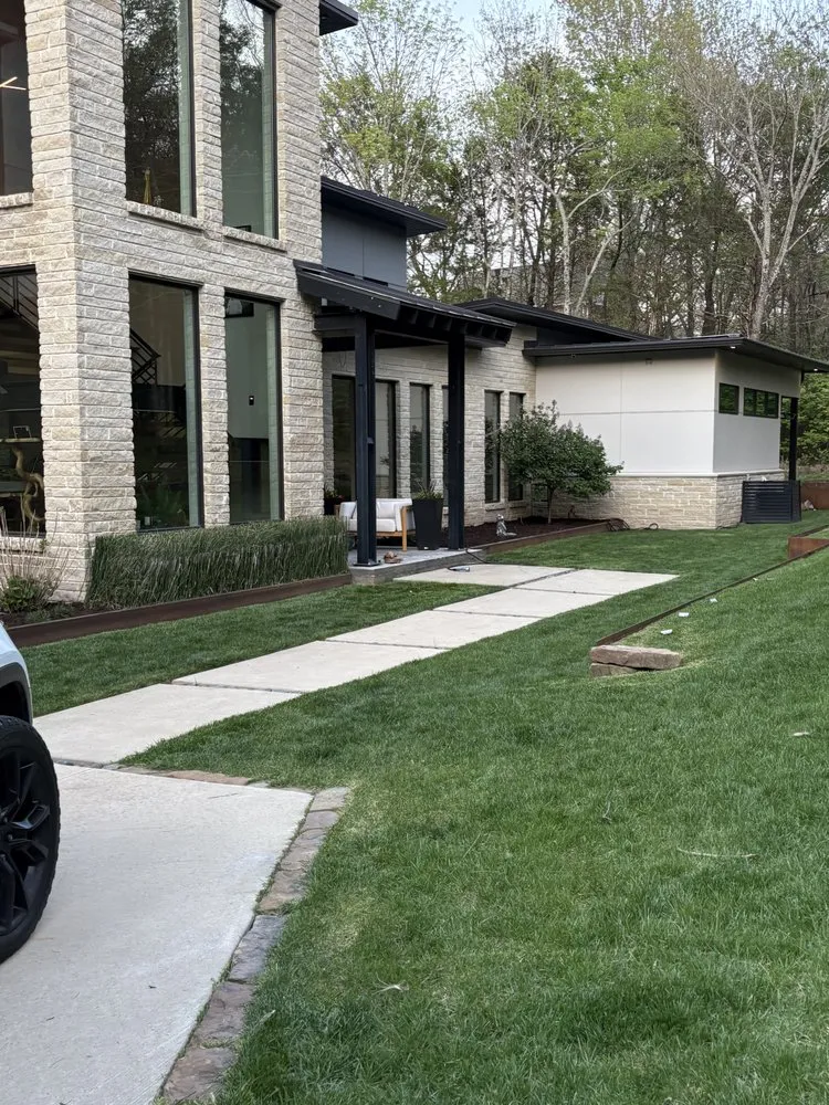 Local outdoor landscaping with custom design in Bethel heights, AR by Ozark Scapes