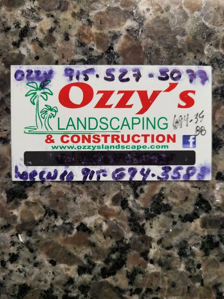 Trusted residential landscaping in El Paso, TX by Ozzy's Landscaping & Construction