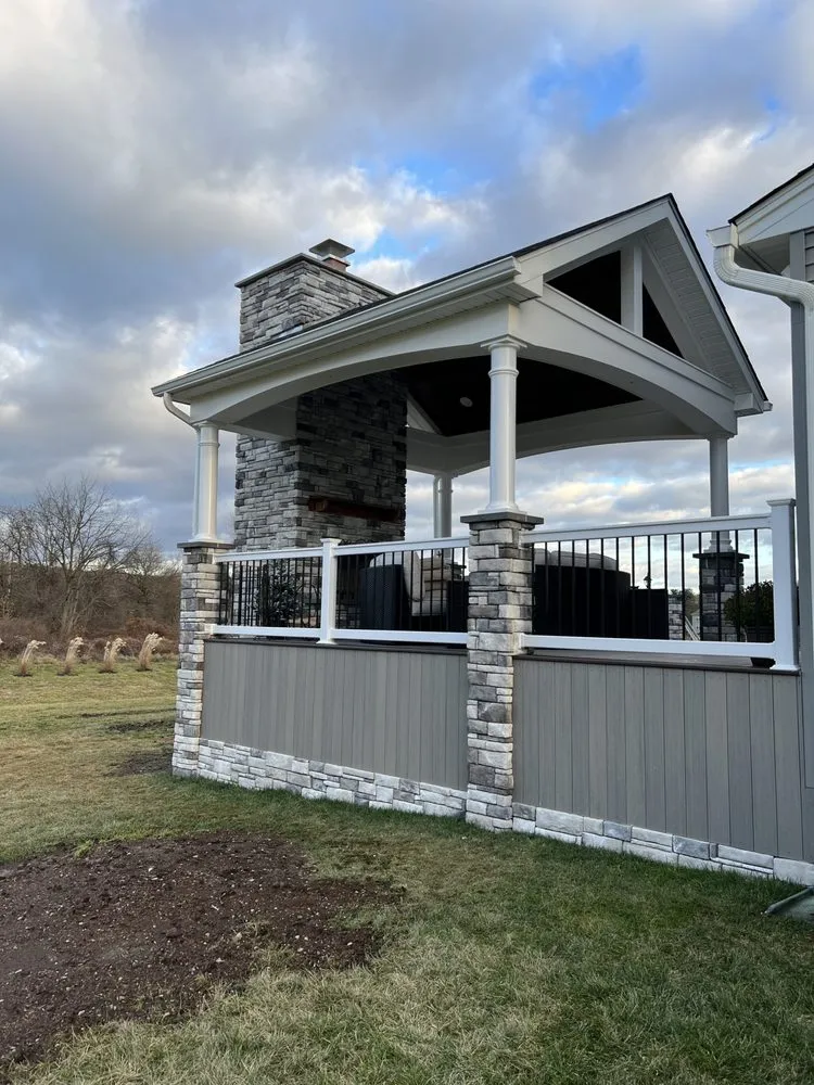 Custom garden landscaping in Avondale, PA by Ozzyscapes