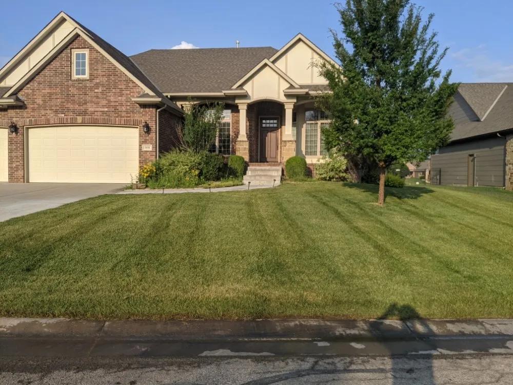 Custom outdoor landscaping with custom design in Wichita, KS by P & A Landscaping