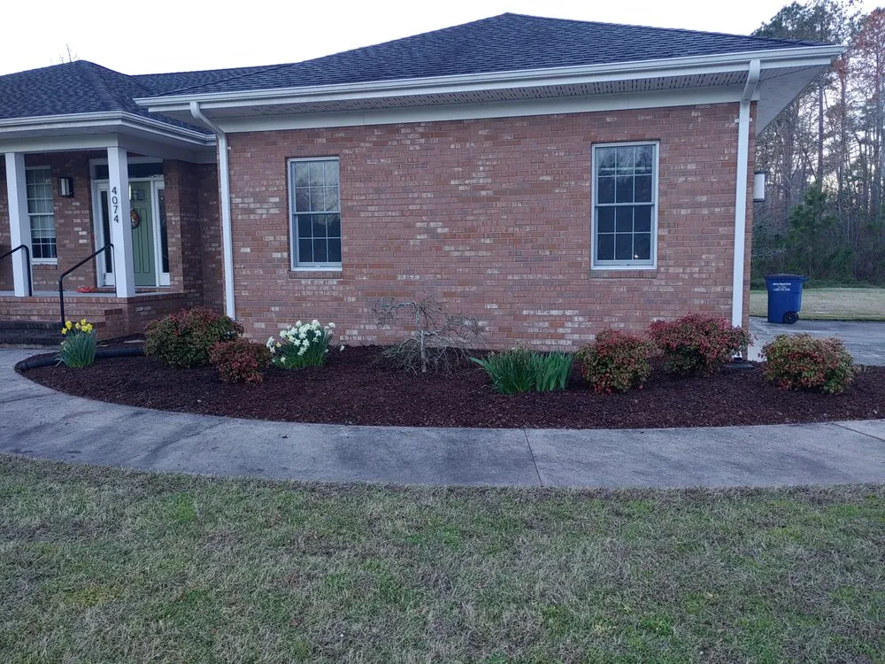 Affordable landscape design for beautiful yards in Mathews, VA by P & H Enterprise