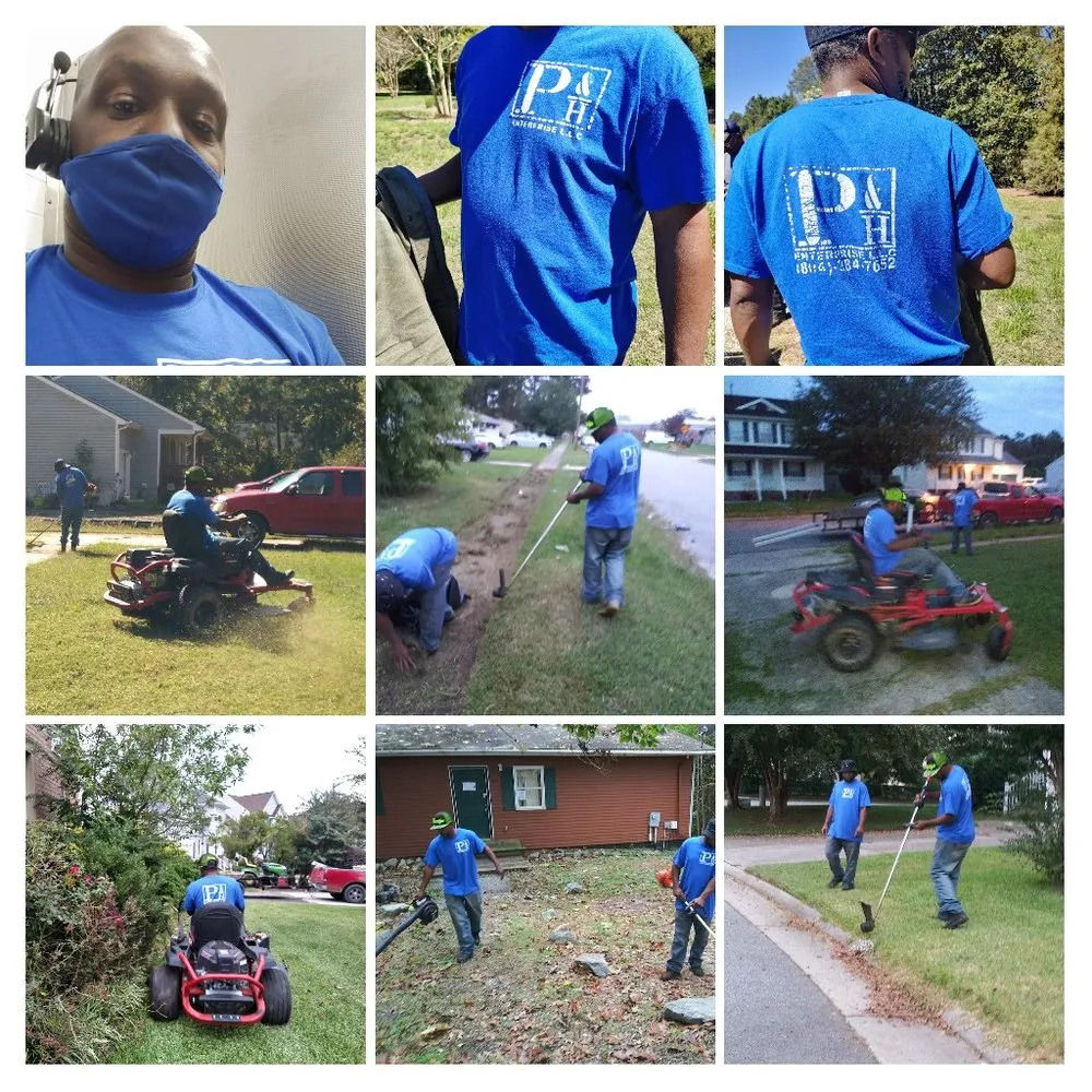 Custom landscape design in Mathews, VA by P & H Enterprise