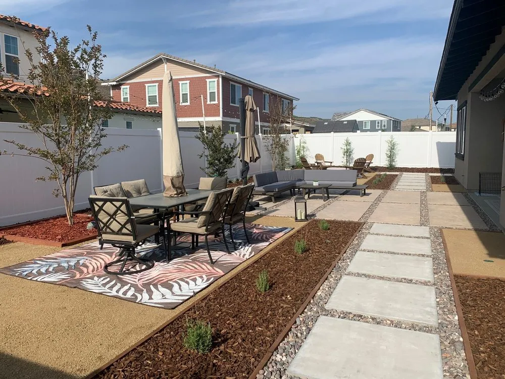 Custom outdoor landscaping in Fillmore, CA by P & I Landscape