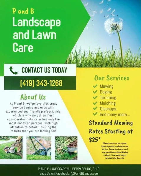 Local yard maintenance for outdoor upgrades in Perrysburg, OH by P and B Landscape