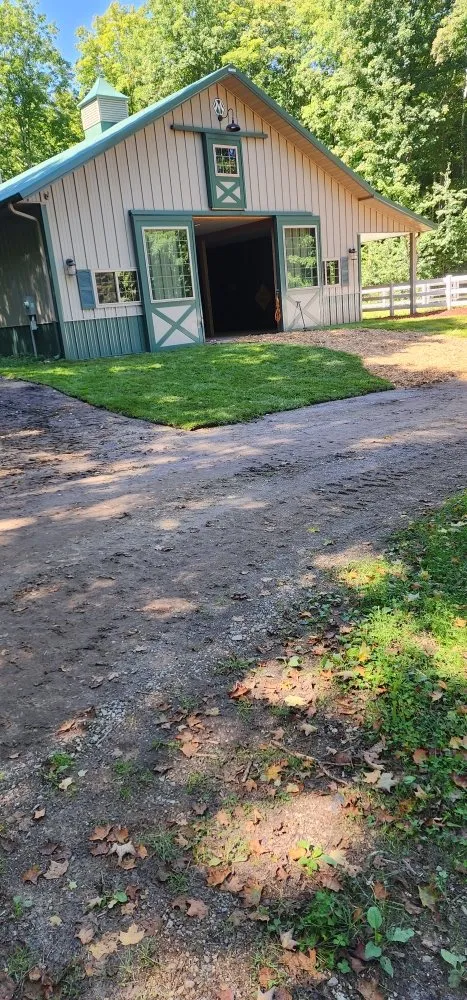 Custom landscaping services for homes in Gaylord, MI by P and F Services