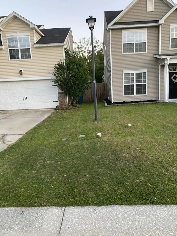 Custom landscaping services in Summerville, SC by P and J mowing and moving